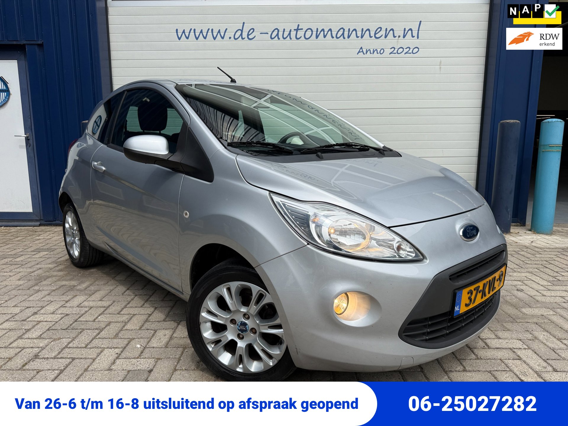 Ford Ka 1.2 Titanium 3-drs / AIRCO / 1e Eigenaar / 61.493 km! / NWE APK VOOR AFL