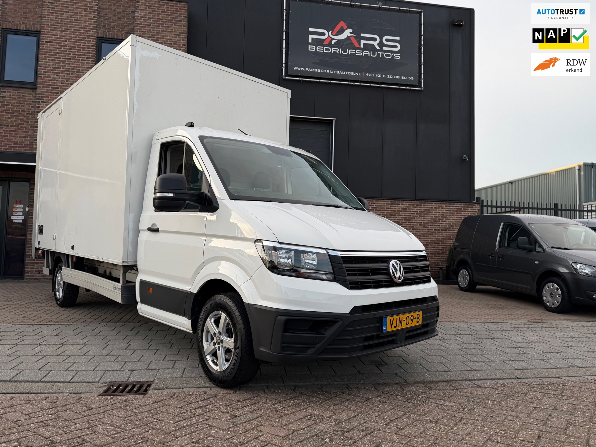 Volkswagen Crafter 35 2.0 TDI 150PK Highline L4 Bakwagen Laadklep DHOLLANDIA Airco Cruise Elk.Ramen Camera 360 zeer nette