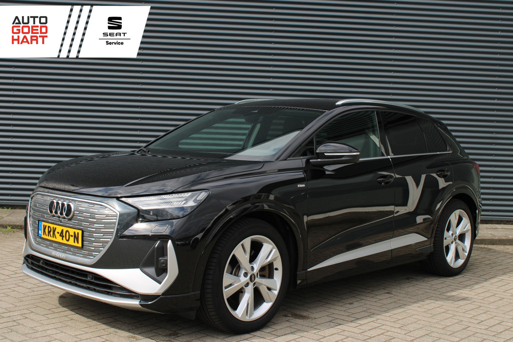 Audi Q4 e-tron 40 S-Line 77 kWh Camera Adaptive-Cruise Navigatie Stoelverwarming Led