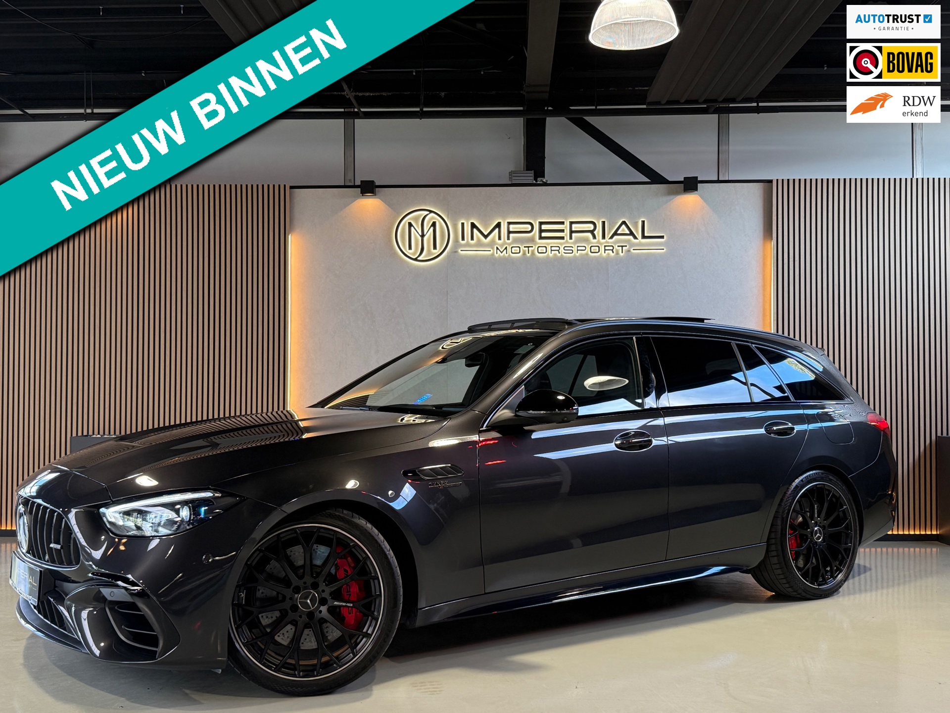 Mercedes-Benz C-klasse C63S E Performance 680PK|Pano|HuD|Achterasbes|