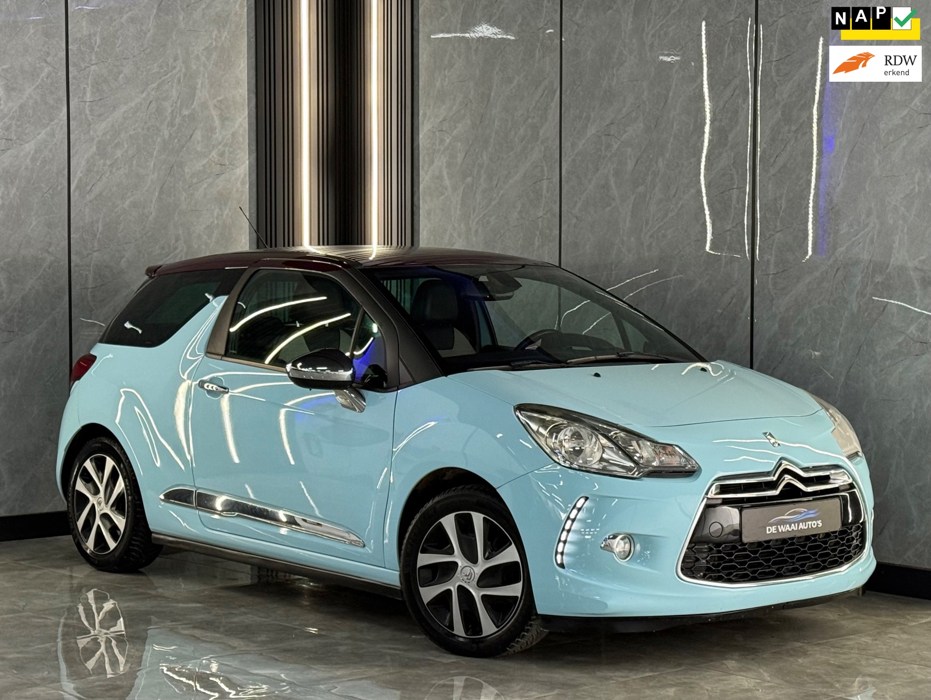 Citroën DS3 1.6 e-HDi So Chic Leer | Stoelverwarming | LED | Clima | Navi | NAP | HIFI system | Boekjes |