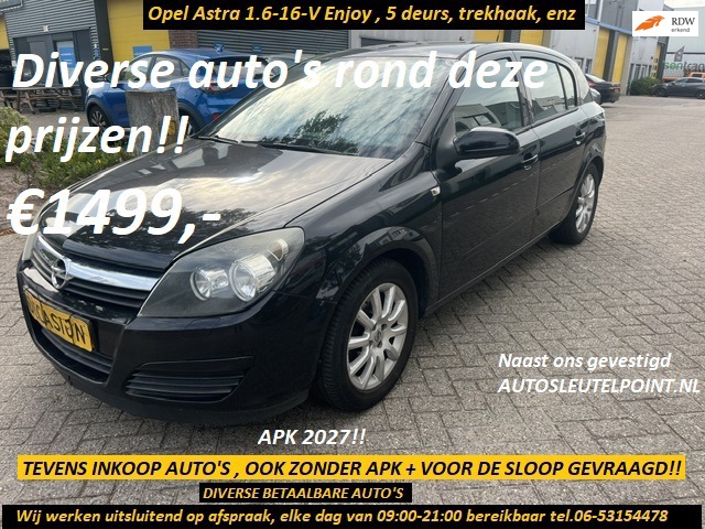 1.6 Njoy, Zeer nette Nederlandse auto, diverse rond deze prijzen!! Uitsluitend op afspraak te bezichtigen!