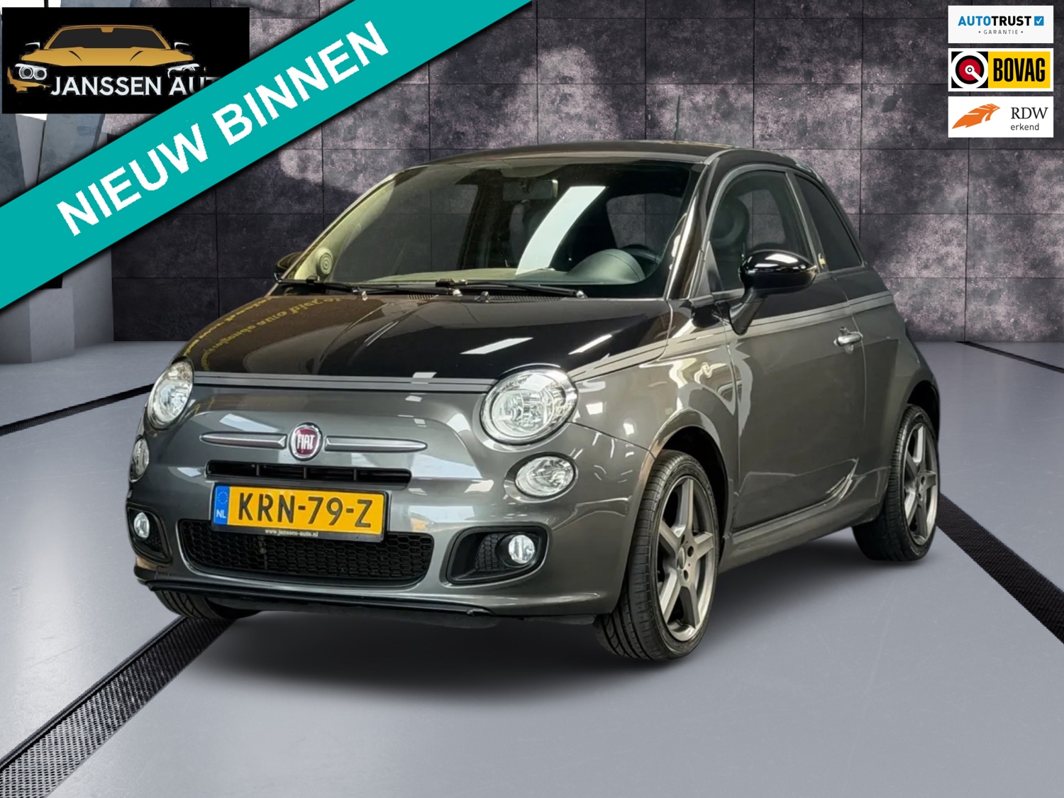 Fiat 500 1.2 GQ Edition | Leder | Climate | Two Tone | City | zeer leuke uitvoering