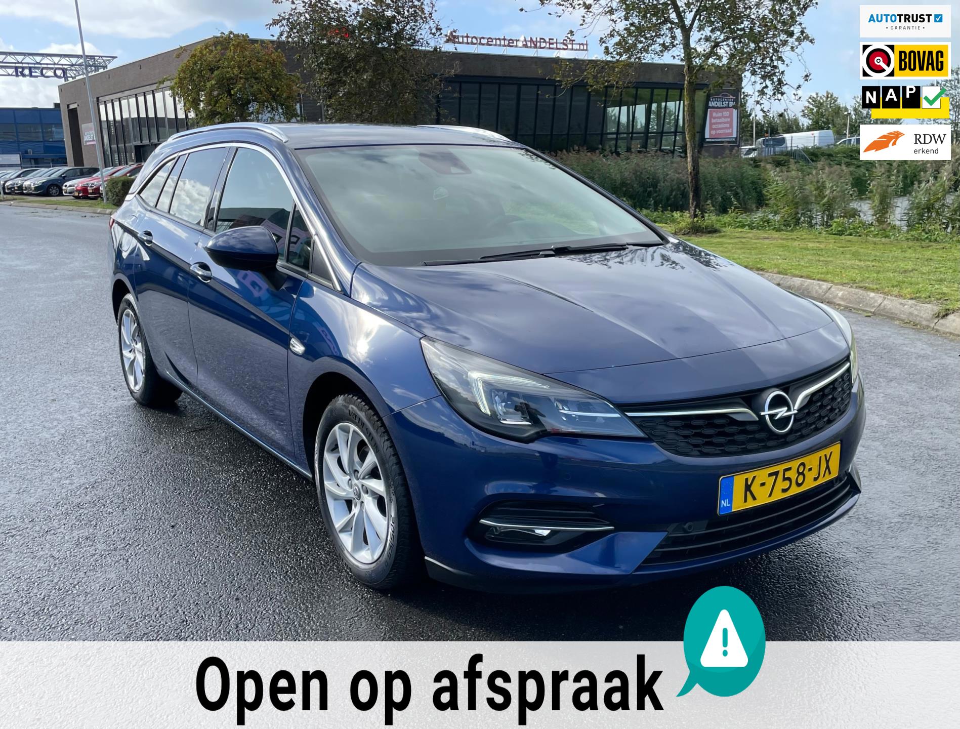 Opel Astra Sports Tourer 1.2 Business Elegance, Cam, Cruise, Climate, Navi, Carplay, 1e eig afk, Geen import, Nap, Volledig oh!
