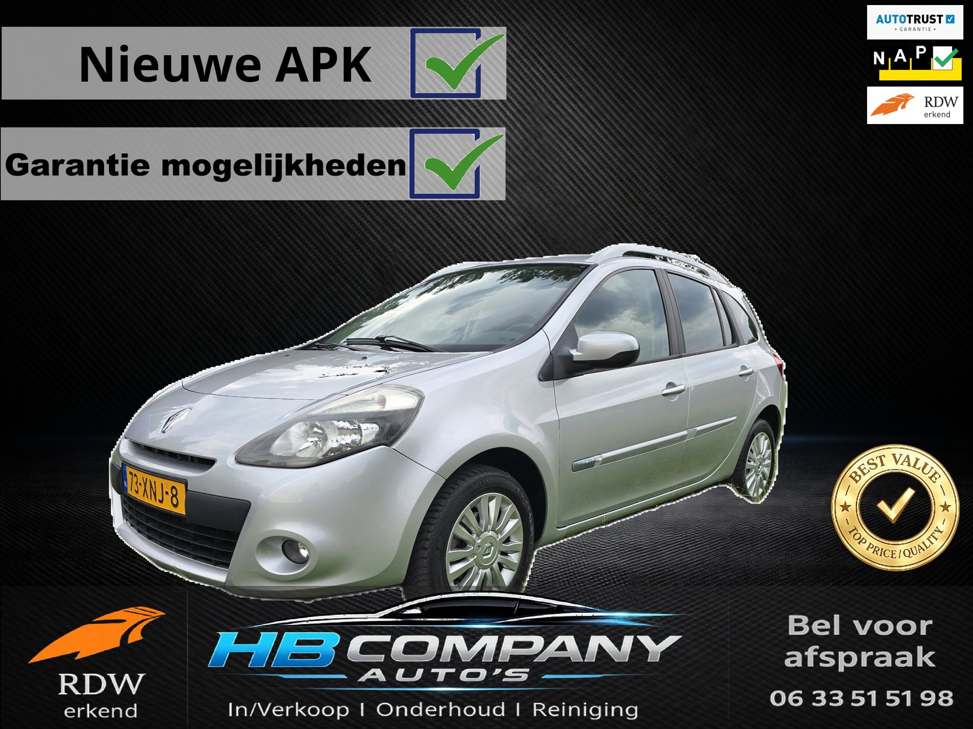 Renault Clio Estate 1.2 TCE Collection | Airco | Carplay | AUTOTRUST MOGELIJK | Nieuwe APK | NAP