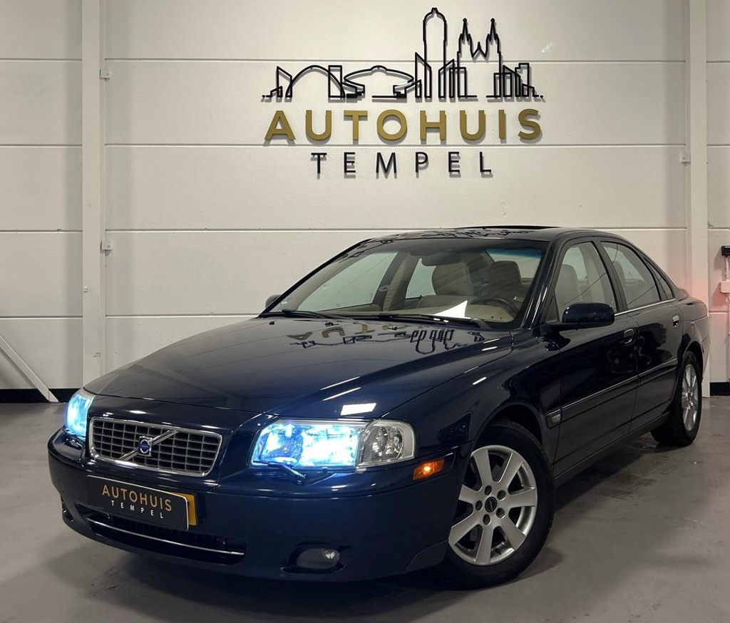 Volvo S80 2.5T Exclusive Automaat Nap Airco Leder Pano Parkeersensoren Trekhaak