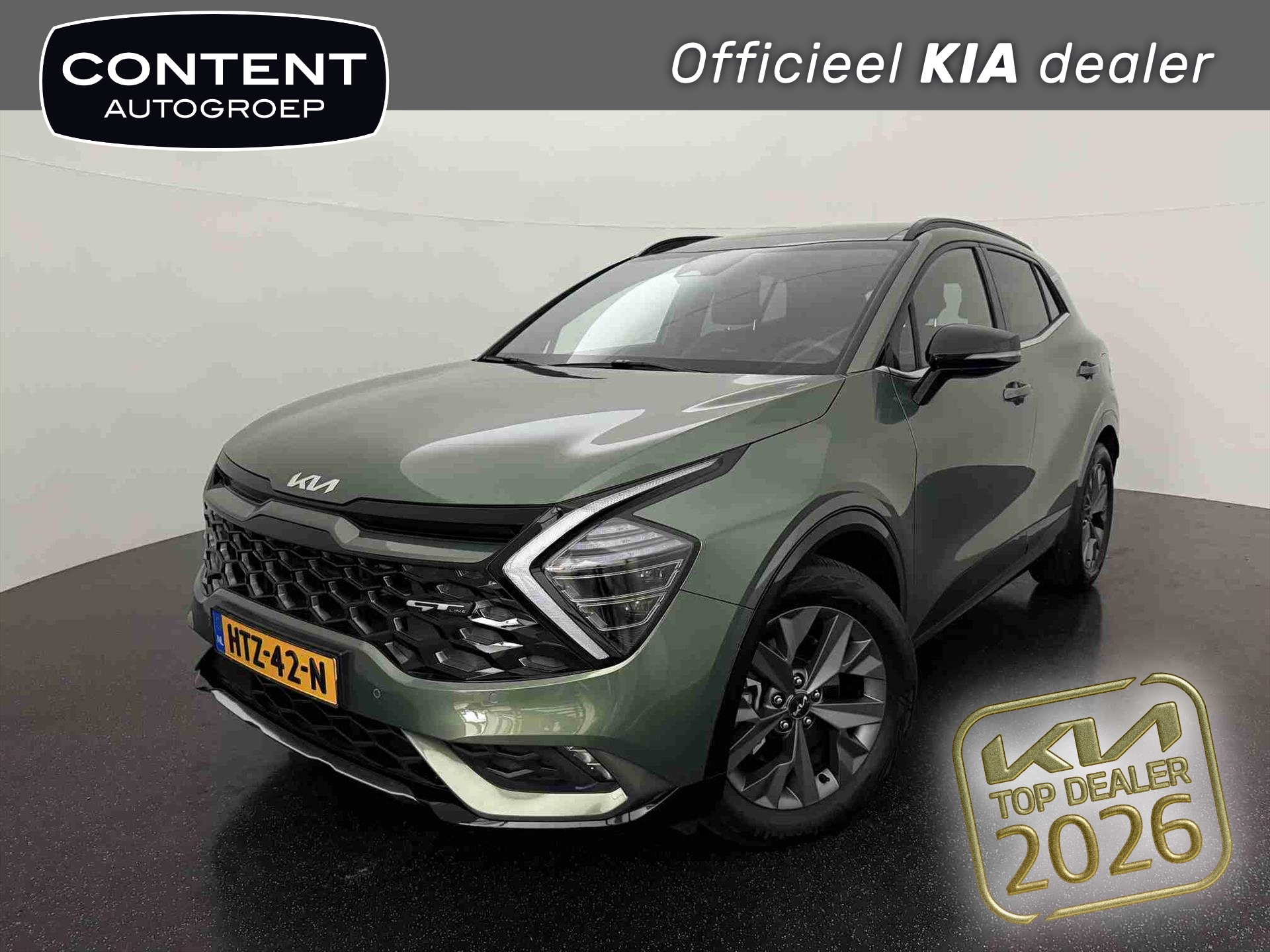 Kia Sportage 1.6 T-GDi 230pk Hybrid AT6 GT-Line | Schuif-kanteldak | Apple Carplay/Android Auto