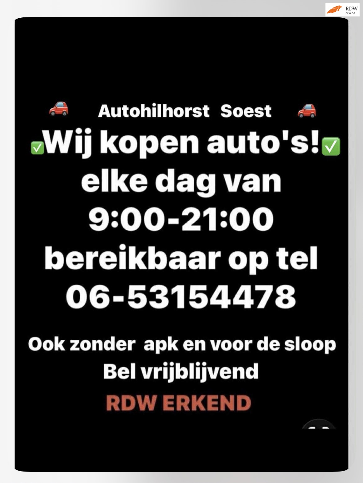 Volkswagen Up! 1.0 move up! INKOOP Up 's, C1, 107-108, Aygo's kleine auto's voor export!!
