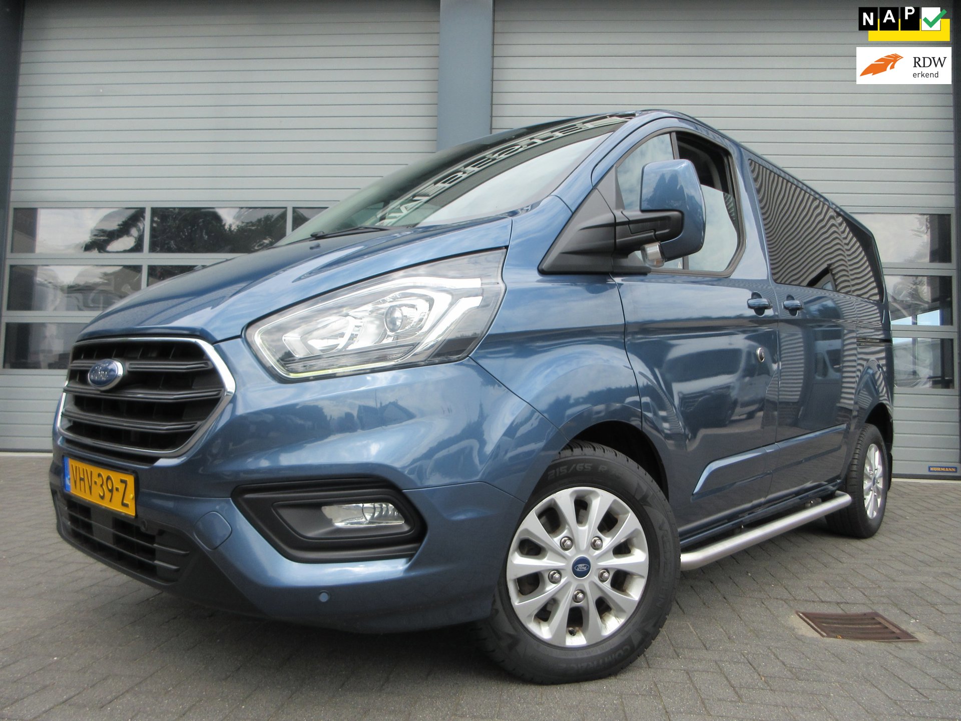 Ford TRANSIT CUSTOM L1H1 130pk, Autmaat, DC, dubbel cabine, Airco, Navigatie, Camera.