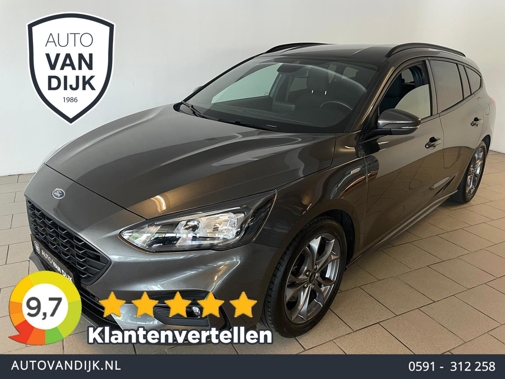 Ford FOCUS Wagon 1.0 EcoBoost Hybrid ST Line Business ECC NAVI CRUISE APPLE CARPLAY TREKHAAK SPORTSTOELEN