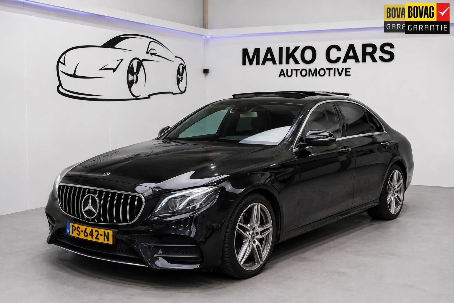 Mercedes-Benz E-klasse 220D Prestige Plus AMG-LINE OPEN DAK Burmester
