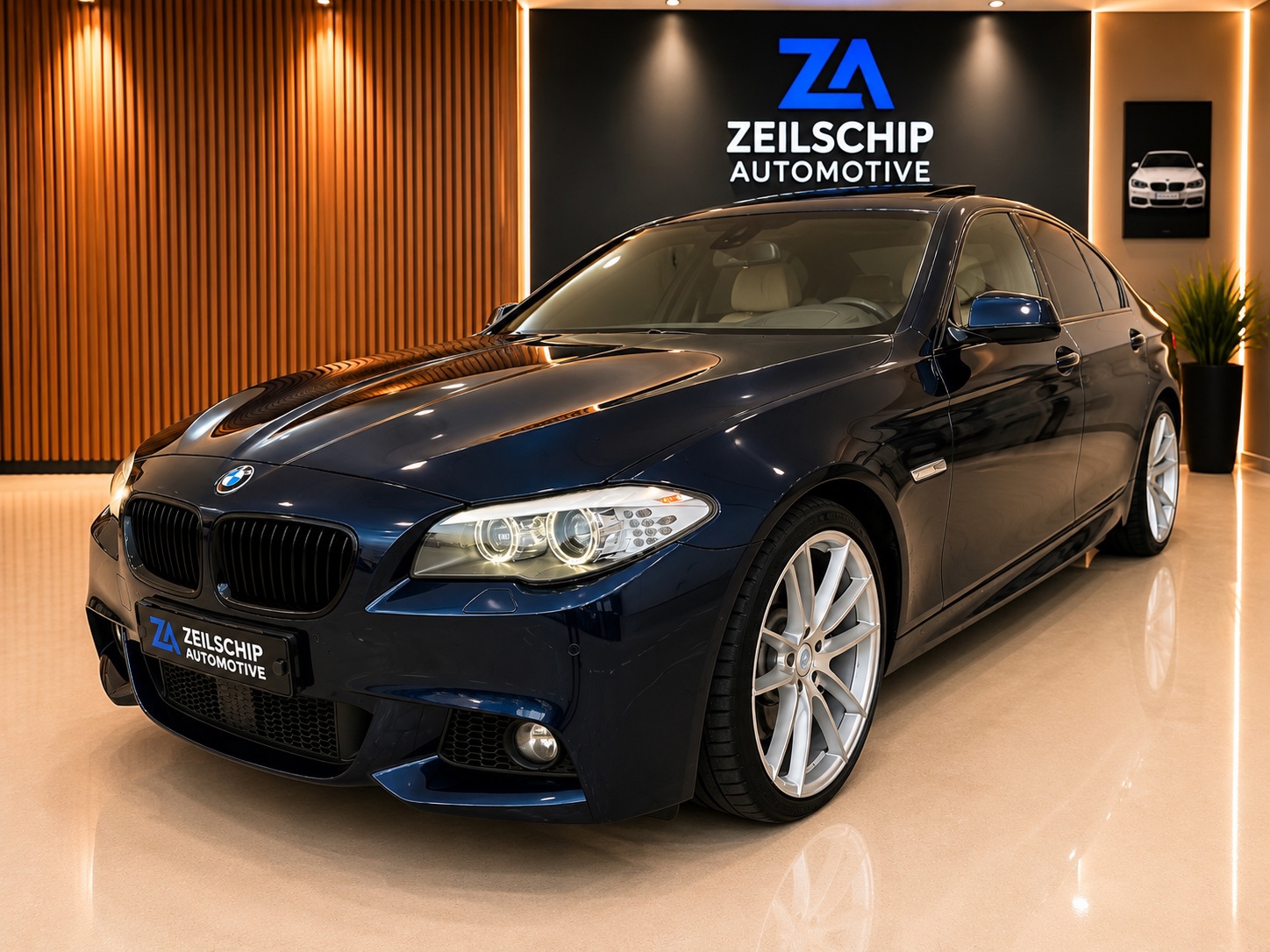 BMW 5-serie 535 Xdrive M-Sport|High Executive|Schuifdak|Memory|Leder|HUD|