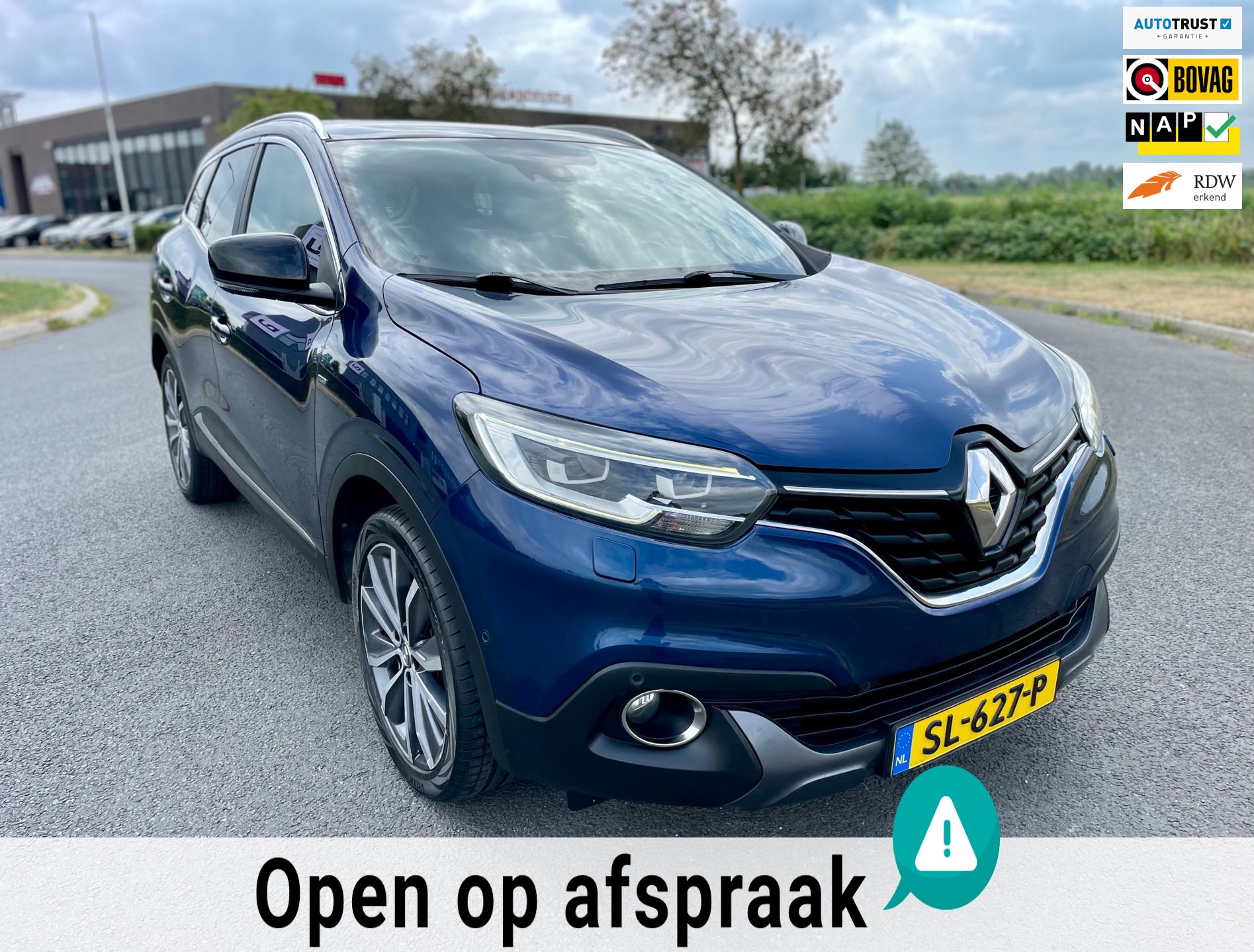 Renault Kadjar 1.2 TCe Bose, Trekhaak, Pano, Cam, Stoelverw, Cruise, Navi, Carplay, 2e eig afk, Geen import, Nap, Volledig oh!