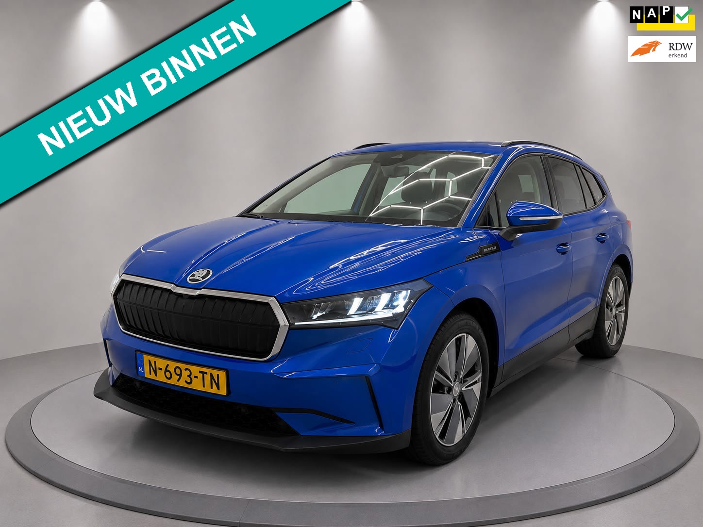 Skoda Enyaq iV 60|1/2 LEDER|NAVI|AIRCO|NL-AUTO|NAP|ELECTRIC|
