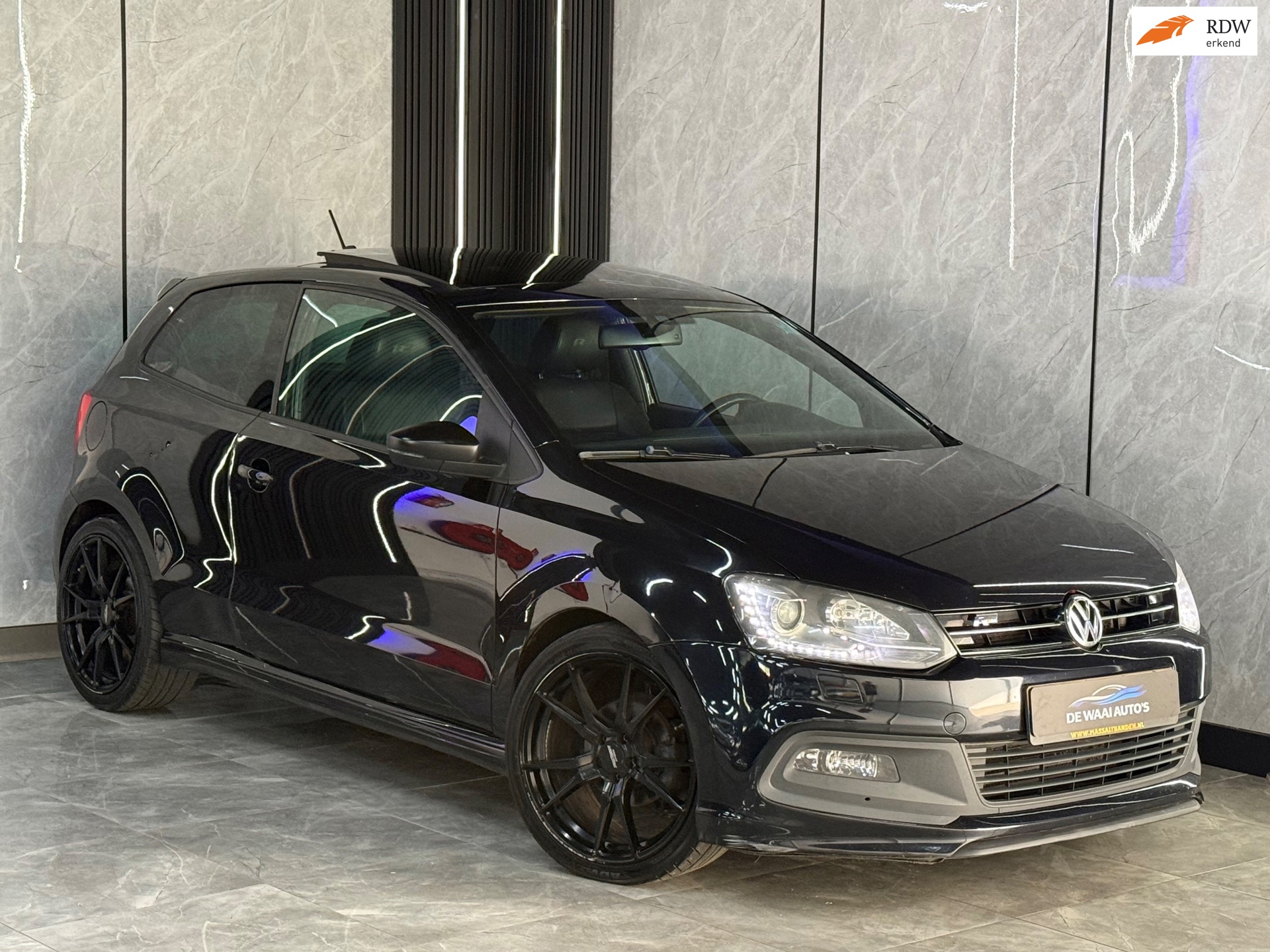 Volkswagen Polo 1.6 TDI R-Line Edition |DSG|Pano|Stoelverw|Navi|Cruise|Clima|half Leer|Velgen
