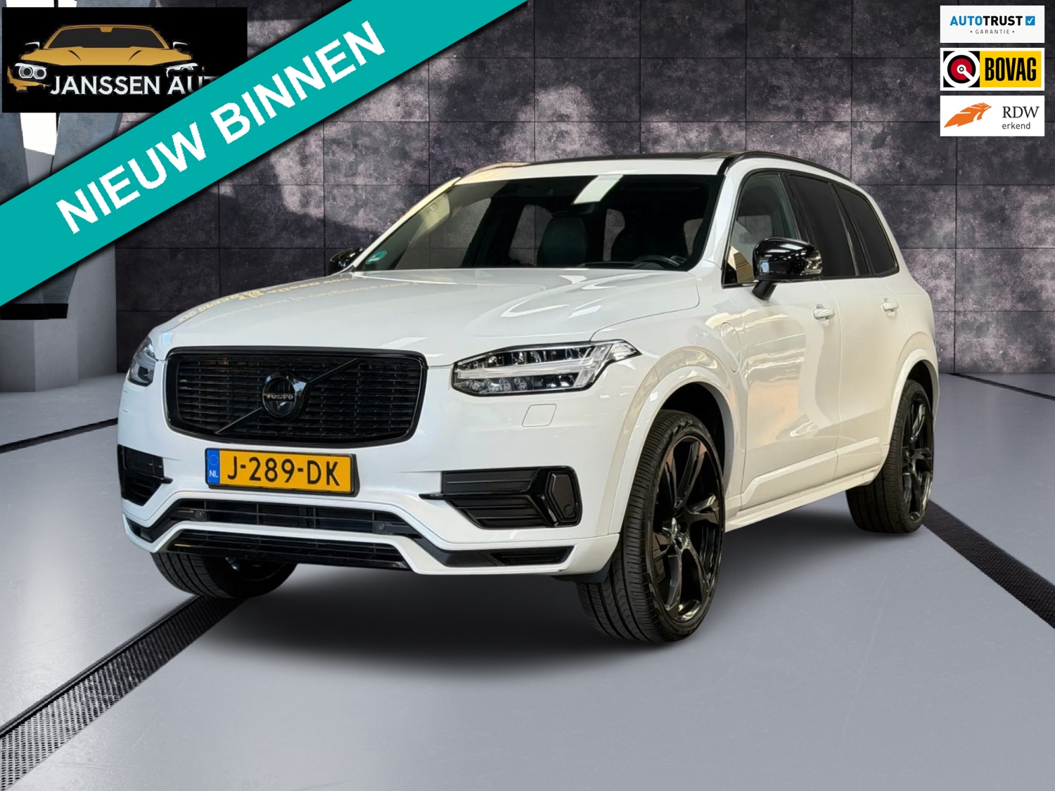 Volvo XC90 2.0 T8 Twin Engine AWD R-Design Black | Pano | 360 | H&K | ACC | Stoelkoeling | Trekhaak | Led | Top Uitvoering