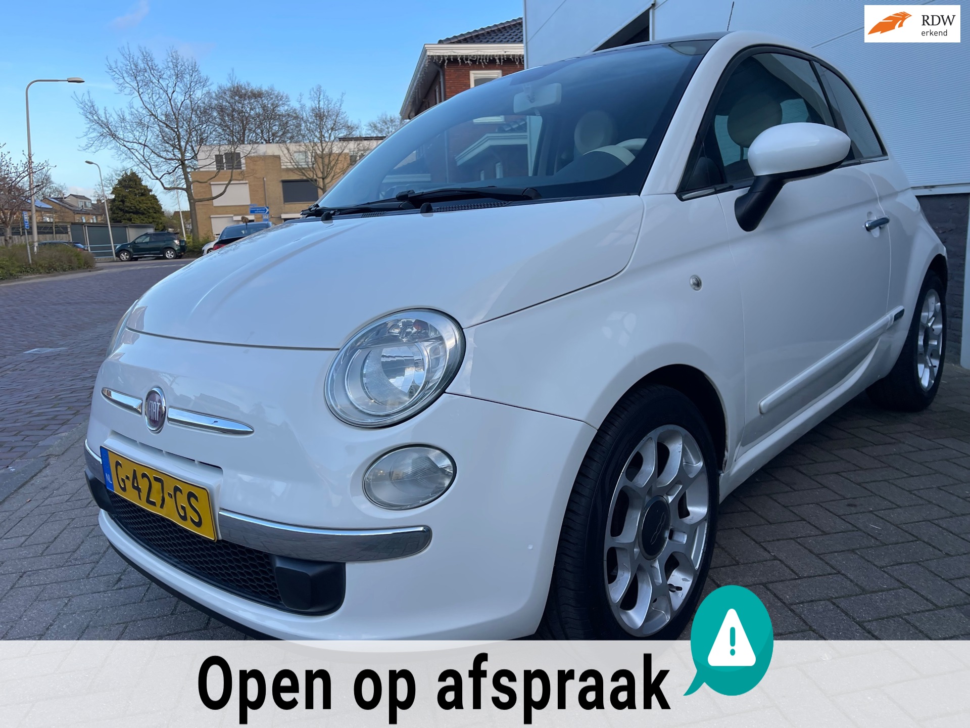 Fiat 500 1.2 Pop/Panoramdak/Leder/Airco/Elek-pakket
