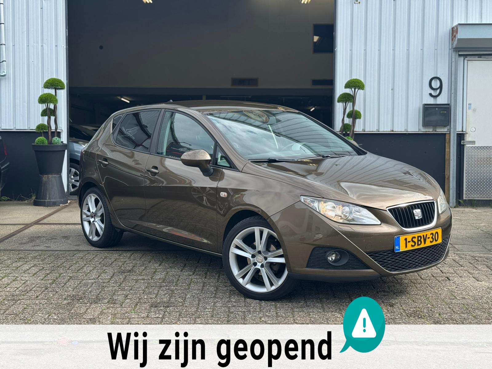 Seat Ibiza | 1.2 | TSI | Sport | 2012 | Uniek Bruin | Boekjes | Carplay | Nette Auto |