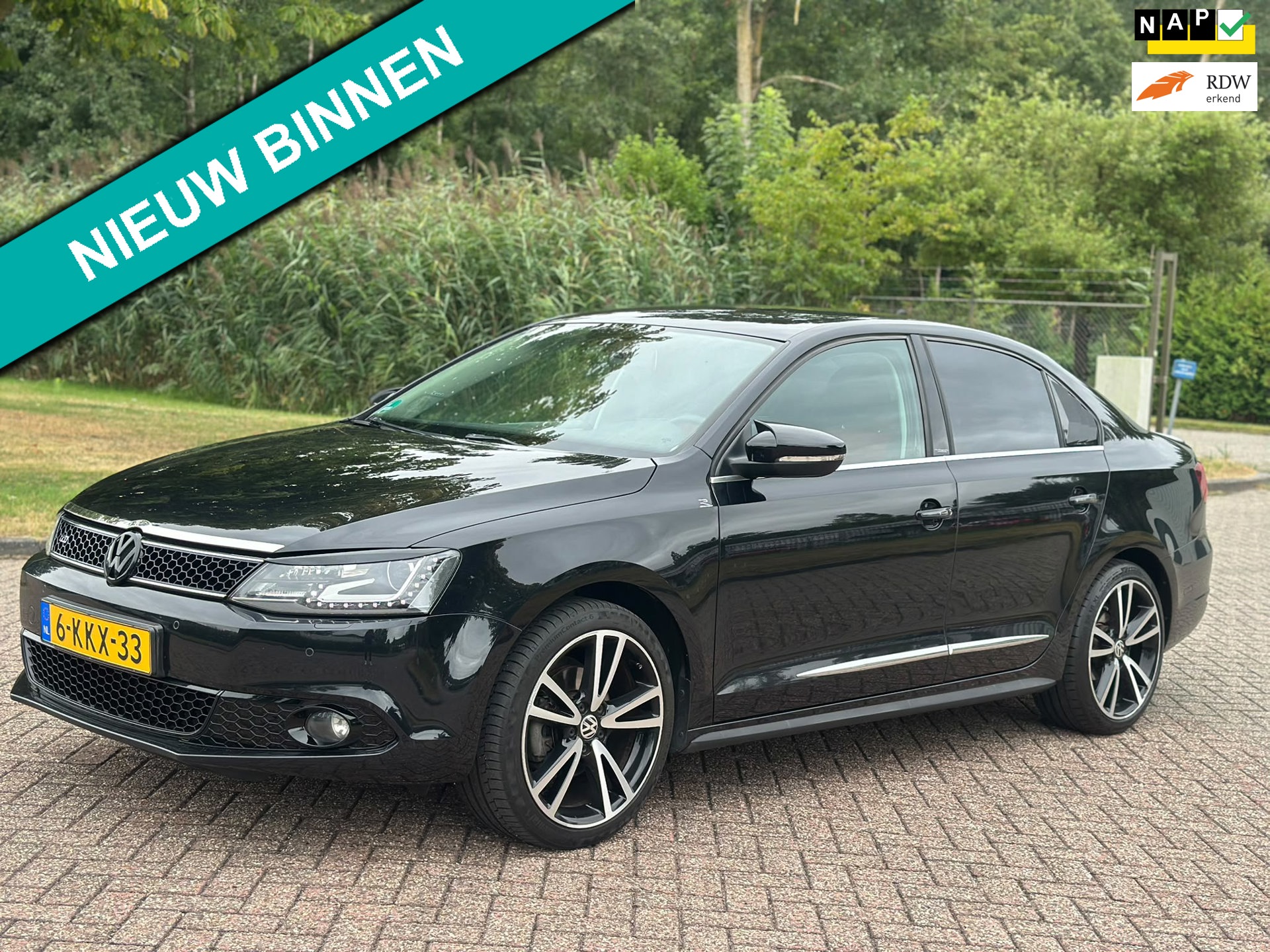 Volkswagen Jetta 1.4 TSI Hybrid Highline/AUTOMAAT/AIRCO/CRUISE/NAVI/LEDER/VERWARMDE VOORST/LED/PARKEERSENS VOOR-ACHTER