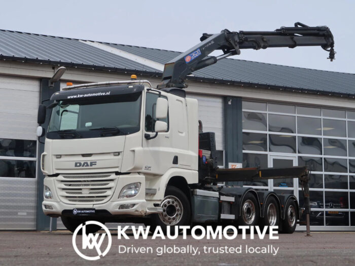 DAF CF 440 8X2*6/ FULL AIR/ HMF CRANE 2620/ JOAB HOOK/ REMOTE