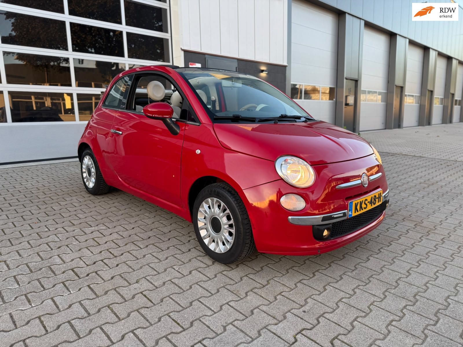 Fiat 500 1.2 Lounge Cabrio Full Options Carplay Leer Topstaat