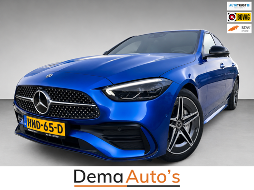 Mercedes-Benz C-klasse 300 e AMG BLACK-LINE 313PK SOH-TEST/LUCHTVERING/PANO/V-COCKPIT/NAVI/DAB/CARPLAY/CAM///