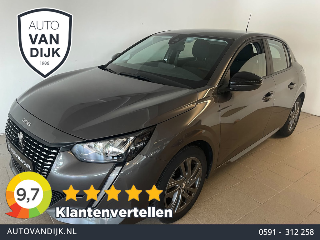 Peugeot 208 1.2 PureTech Active Pack AIRCO NAVI CRUISE BLUETOOTH MULTI STUUR ELEK RAMEN CENT VERG VELGEN ZEER NETTE AUTO