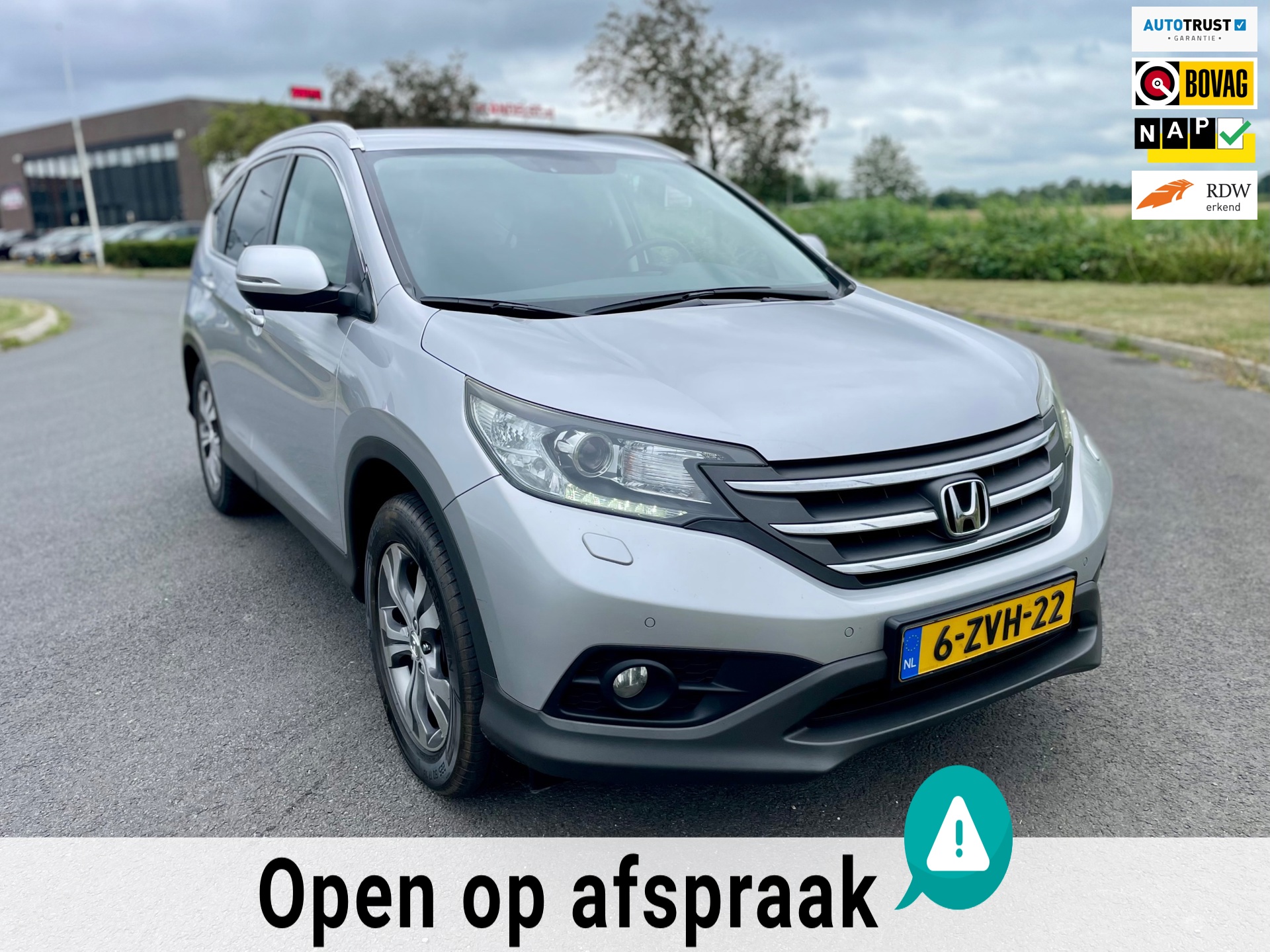 Honda CR-V 1.6D Lifestyle, Trekhaak, Cam, Pdc, Navi, Stoelvrw, Lmv, Elektr ramen, Leder/Alcantara, 2e eig afk, Geen import, Nap!