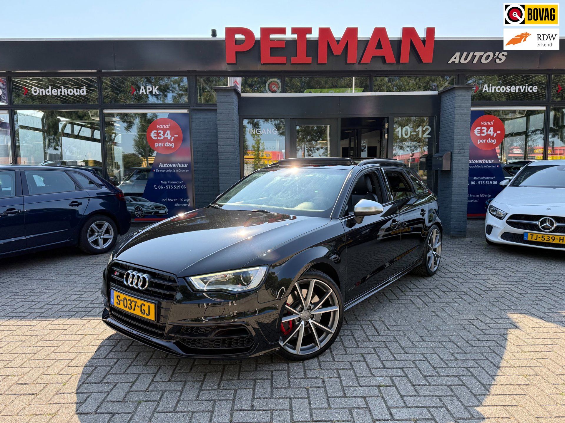 Audi A3 Sportback 2.0 TFSI S3 quattro | Bang & Olufsen| Camera | Panorama dak | Dealer onderhouden | Stoelverwarming |