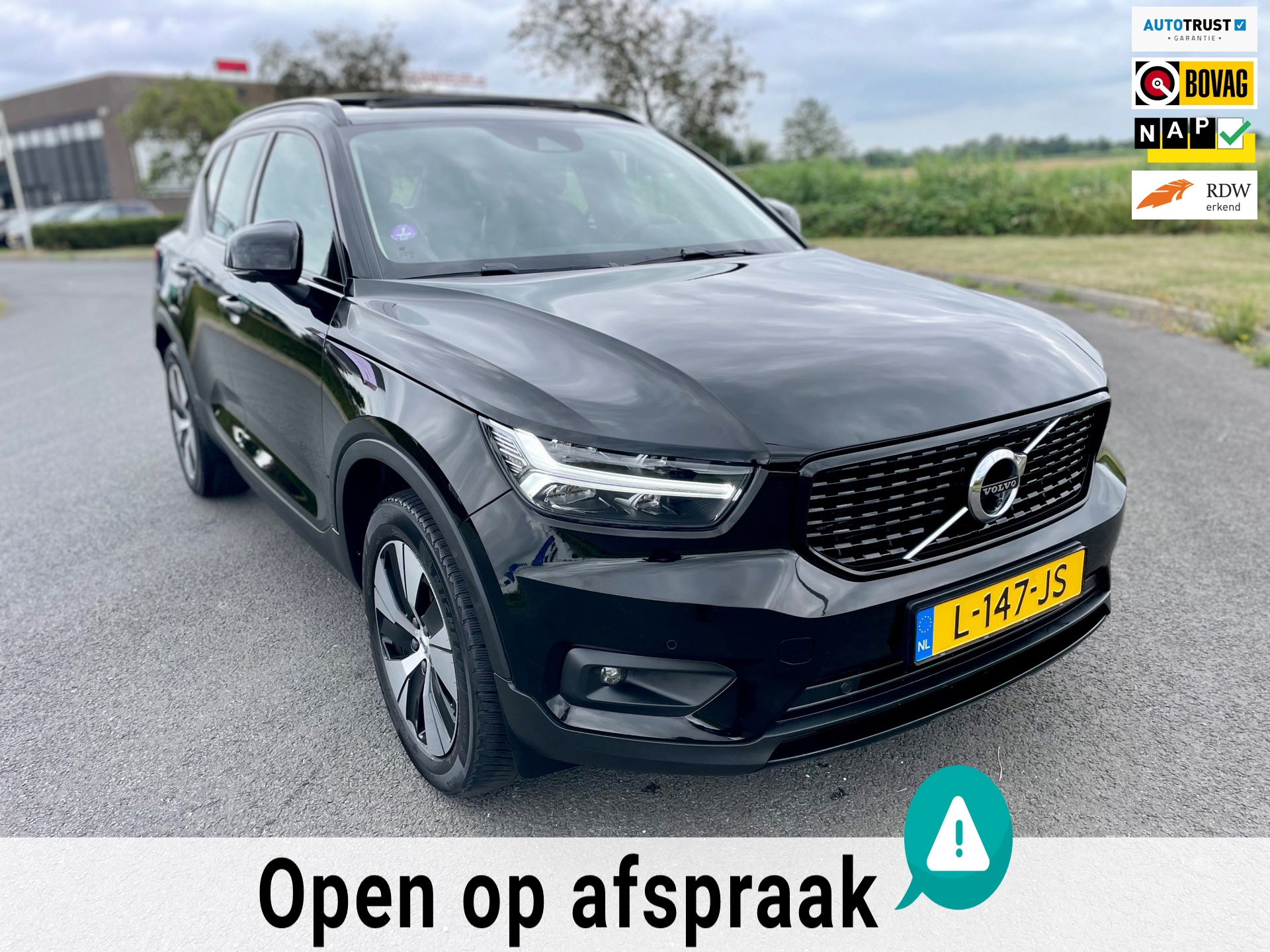 Volvo XC40 1.5 T4 Recharge R-Design Expression, Aut, Trekhaak, Acc, Pano, H&K, Stoelvw, 1e eig afk, Geen import, Nap, Volledig oh!