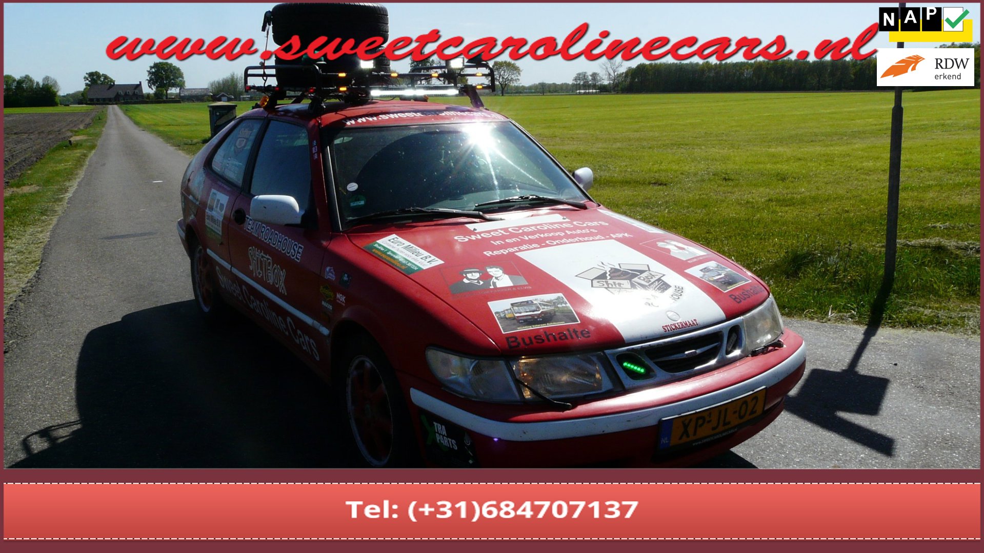 Saab 9-3 Coupé 2.0,Rammelbak,Carbage Run,Shitbox Edition!