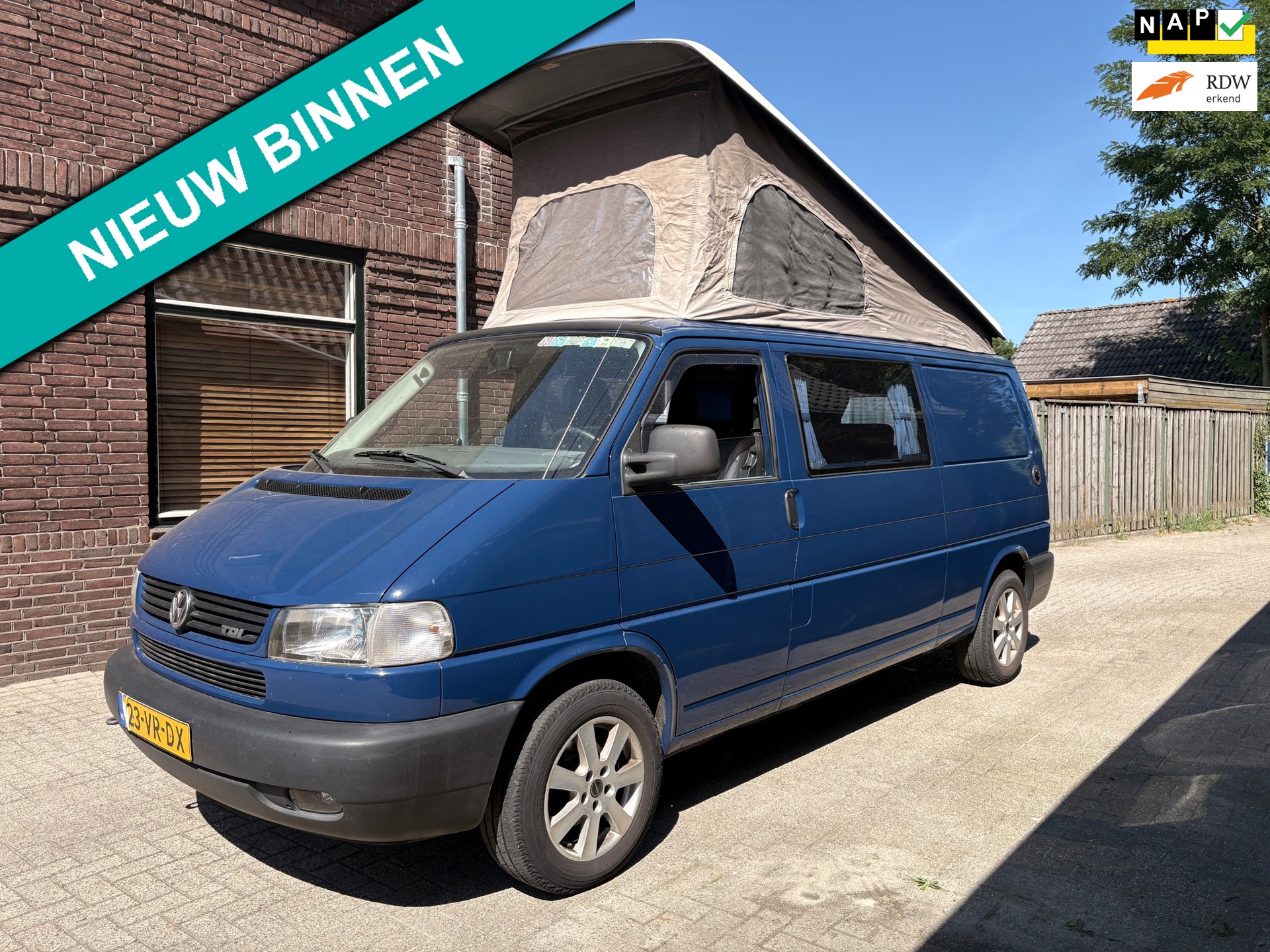 Volkswagen T4 BESTEL 1,0 TDI75KW DCA originele california camper - 4 persoons! - hefdak - zeer goed onderhouden