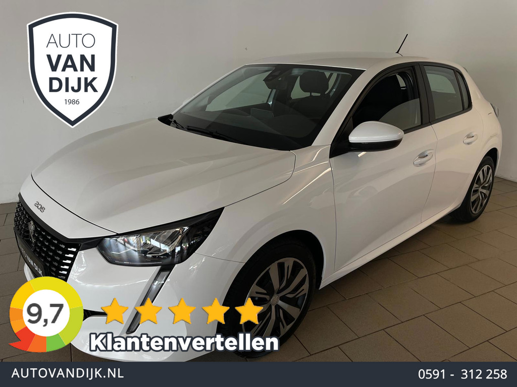 Peugeot 208 1.2 PureTech Active AIRCO CLIMA NAVI CRUISE APPLE CARPLAY ANDROID AUTO BLUETOOTH MULTI STUUR PDC ZEER NETTE AUTO