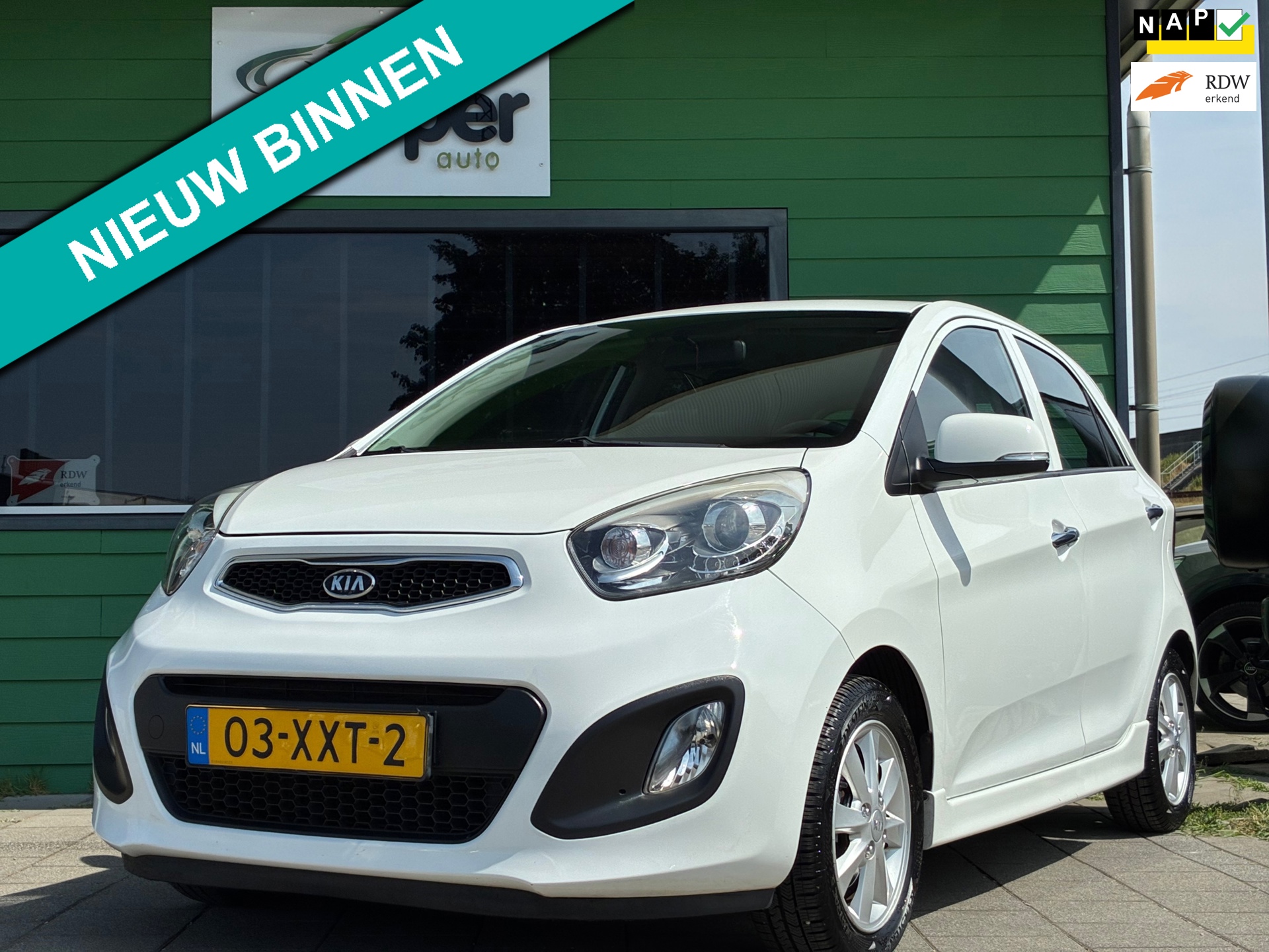 Kia Picanto 1.0 CVVT R-SportbyKia|2e Eigenaar|Airco|Elektr.ramen|Nieuwe APK|NAP|Dealer Onderhouden|