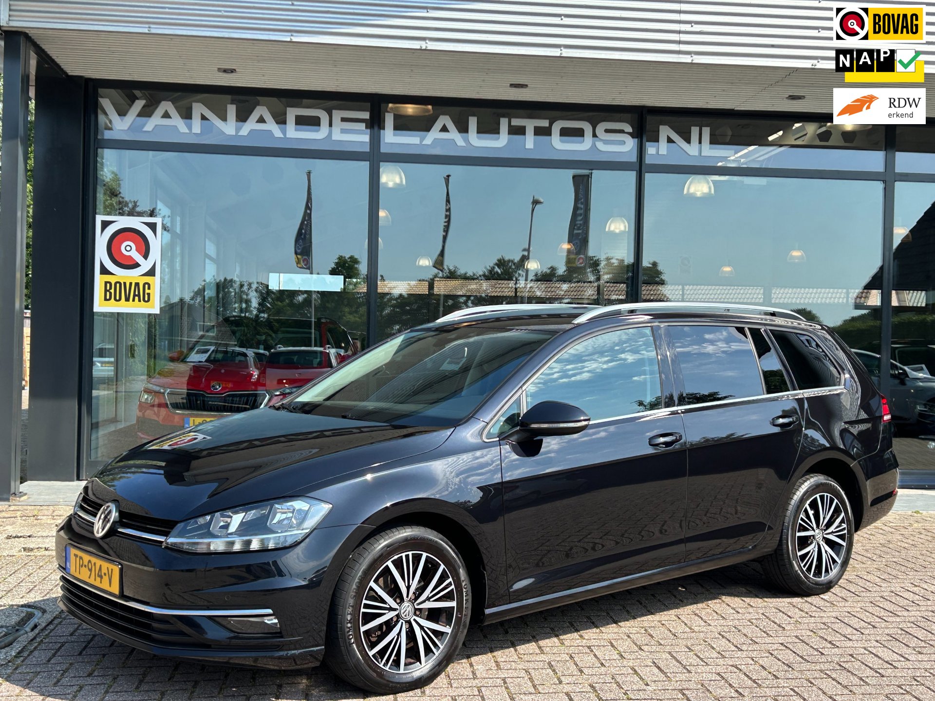 Volkswagen Golf Variant 1.5 TSI Highline App-Connect Adap. Cruise Navi Trekhaak NL-Auto NAP Dealeronderhouden!