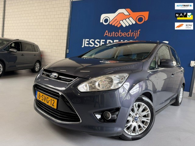 Ford C-Max 1.0 Titanium / bj.2013 / NAP met 178683 km./ APK 04/2027 / kleur: grijs / Climate / Navigatie / Distributieriem gedaan.