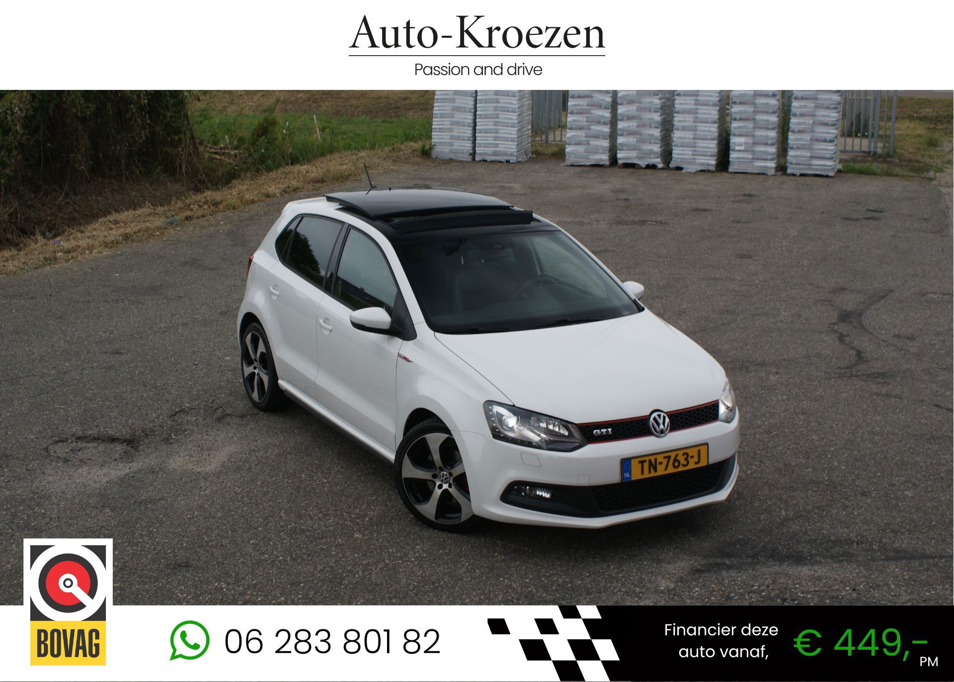 Volkswagen Polo 1.4 TSI GTI | Pano | Led | DSG | Navigatie | Stoel verwarming |
