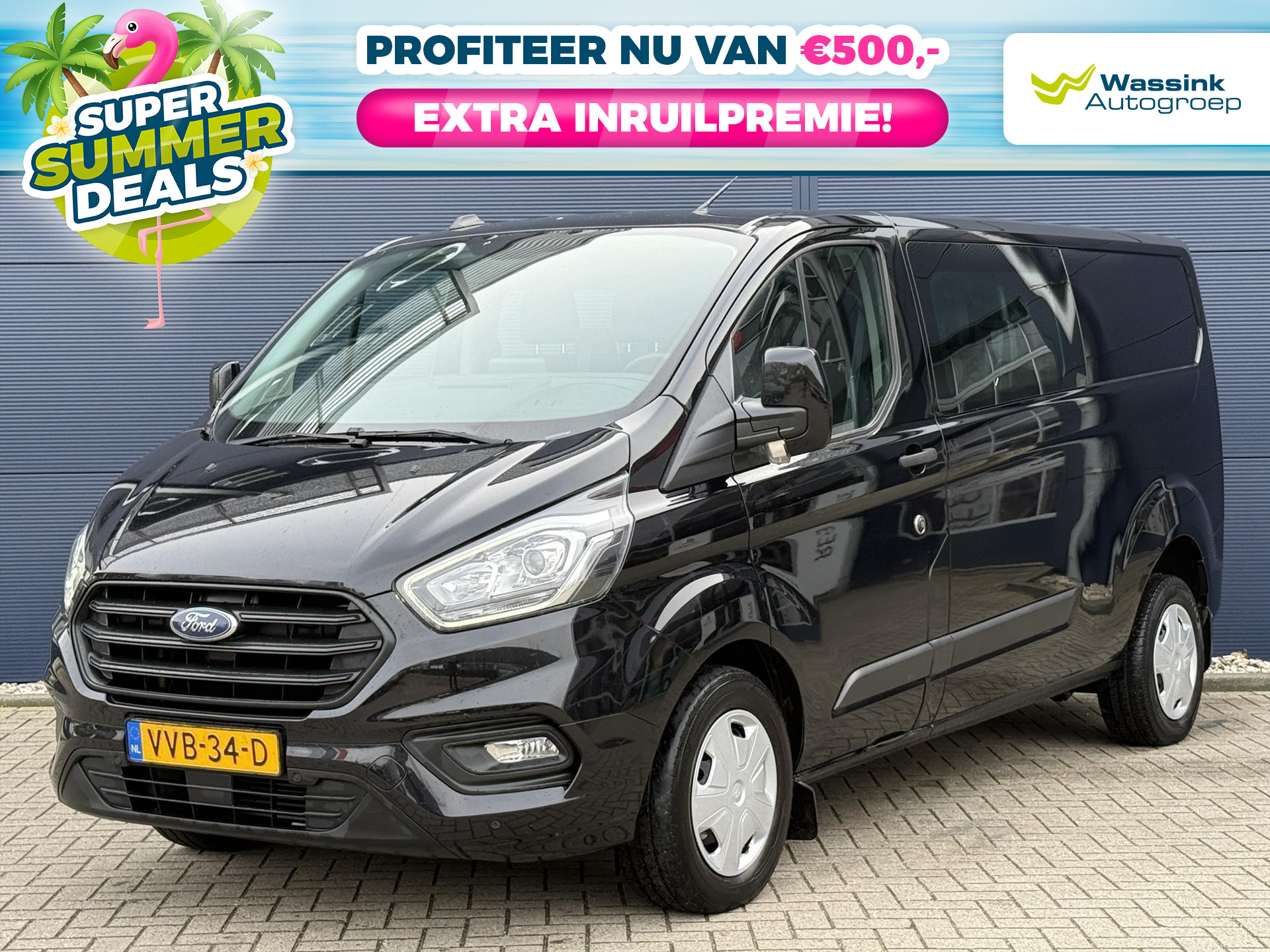 Ford Transit Custom GBDC 2.0 TDCi 130PK 320 L2H1 Automaat Trend |