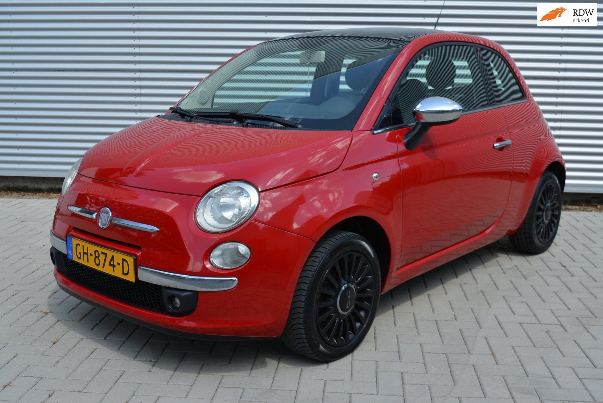 Fiat 500 1.2 Lounge | Panoramadak | Airco | L.M. Velgen.