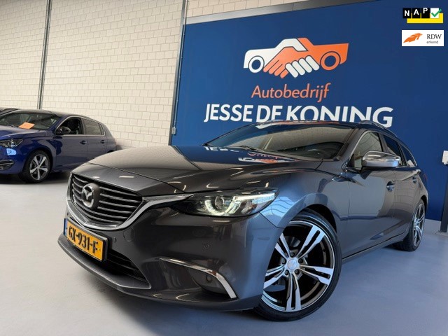 Mazda 6 Sportbreak 2.0 SkyActiv-G 165 Skylease GT /bj.2015 / navigatie/leder/ memory / climate / NAP met 219596 km./ APK 07/2027 /