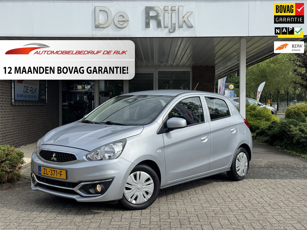 Mitsubishi Space Star 1.0 Cool+ | Airco, El. Ramen, Radio/CD-speler, Start/Stop | Automaat | Dealeronderhouden | NAP |