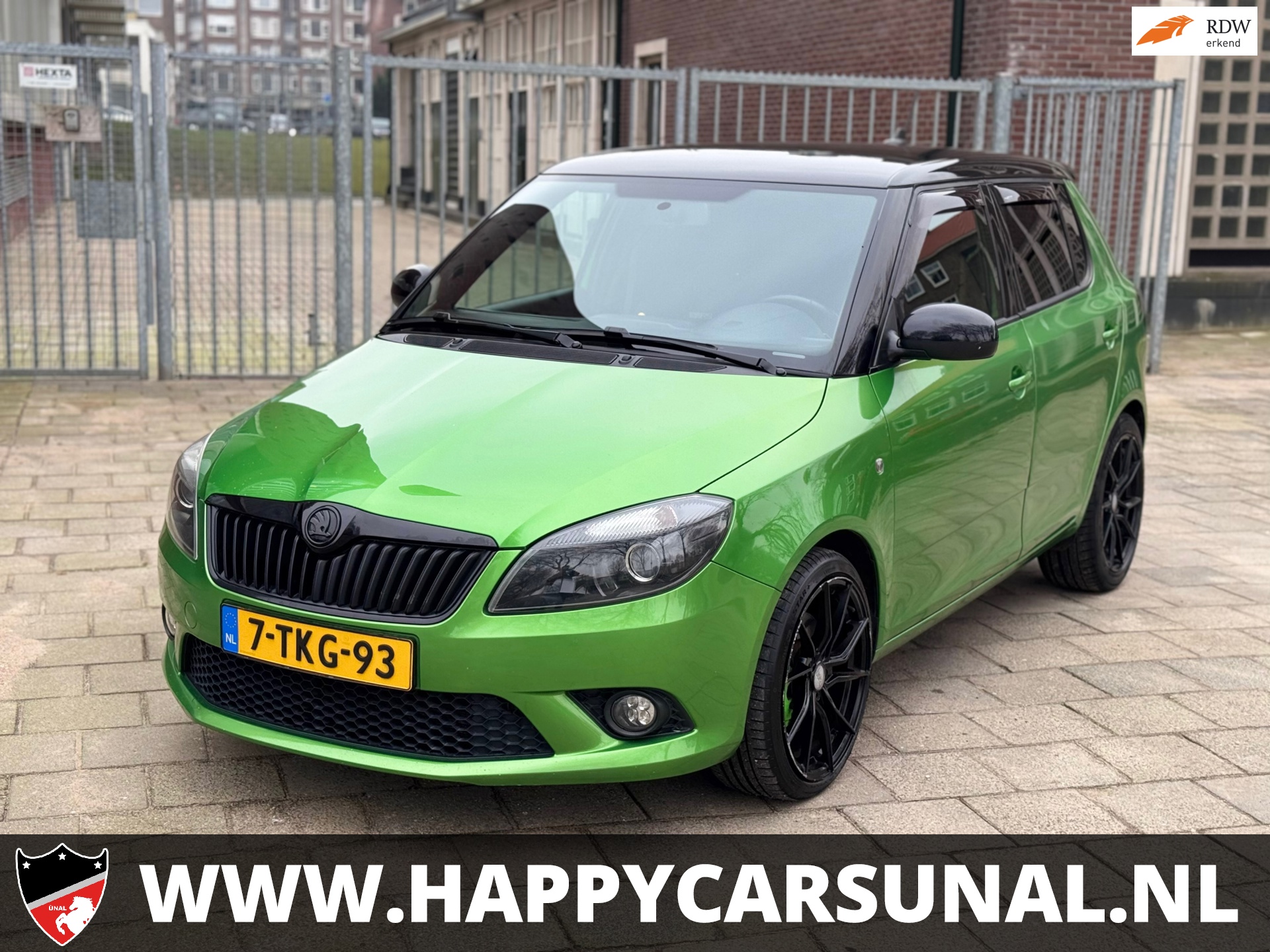 Skoda Fabia 1.4 TSI RS, AUTOMAAT, NAVI, NAP, NIEUWE APK