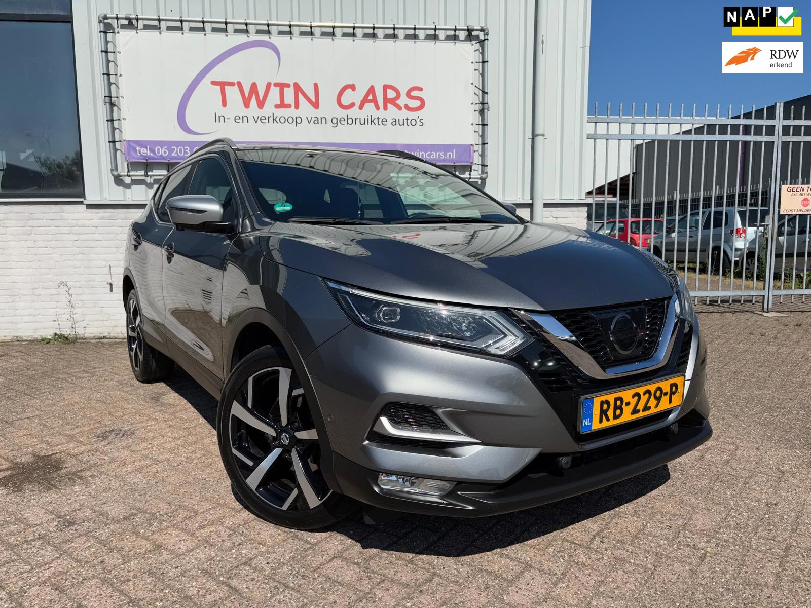 Nissan Qashqai 1.2 Tekna + AUTOMAAT NAVI LEER PANO BOSE 19 INCH PANORAMADAK 360 GRADEN CAMERA VOL OPTIES