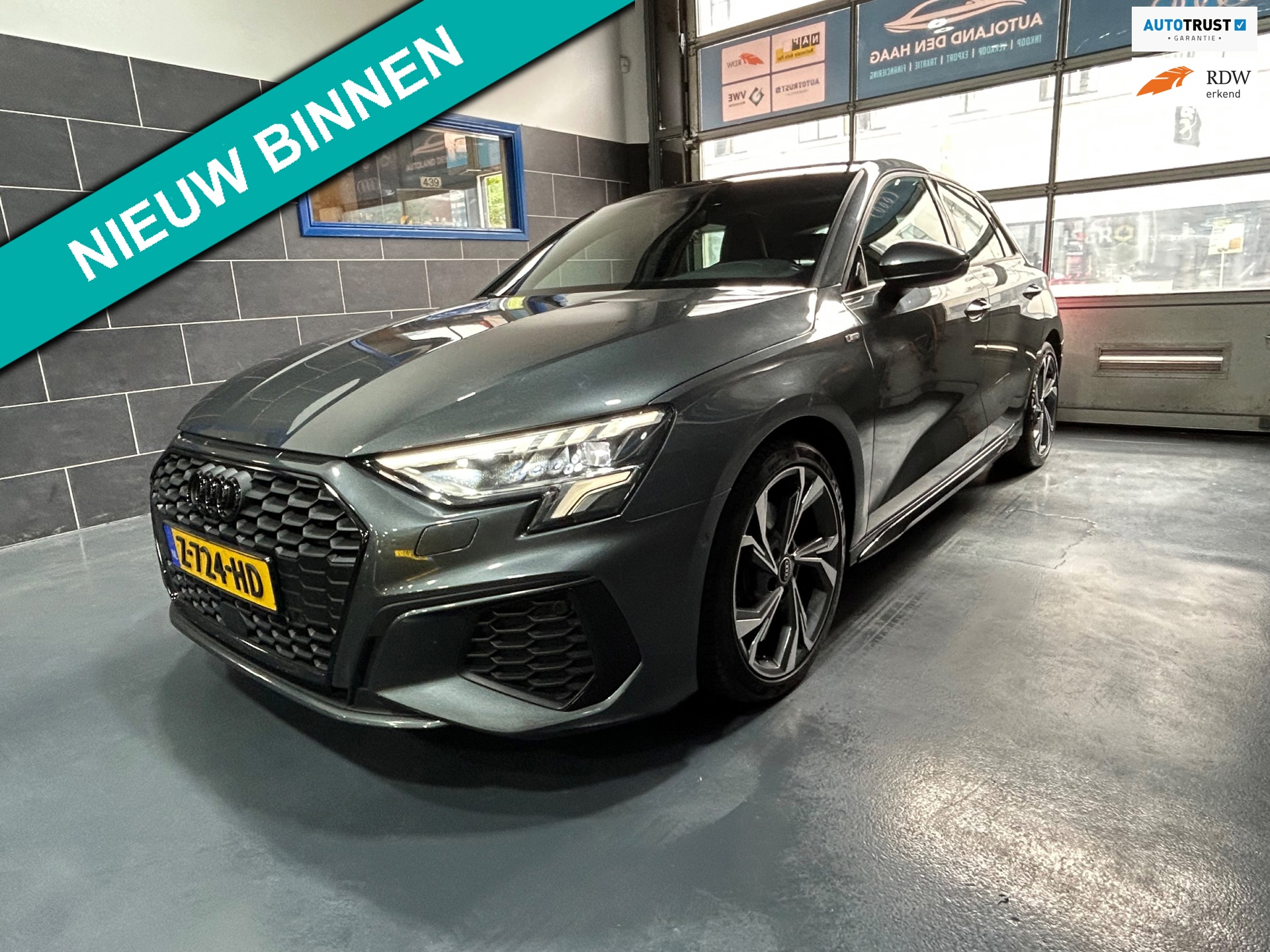 Audi A3 Sportback 40 TDI quattro 200pk 3x S-line en S Tronic 2021 met NIEUWE apk - PANO CAMERA STOELVERWARMING CLIMA!!!