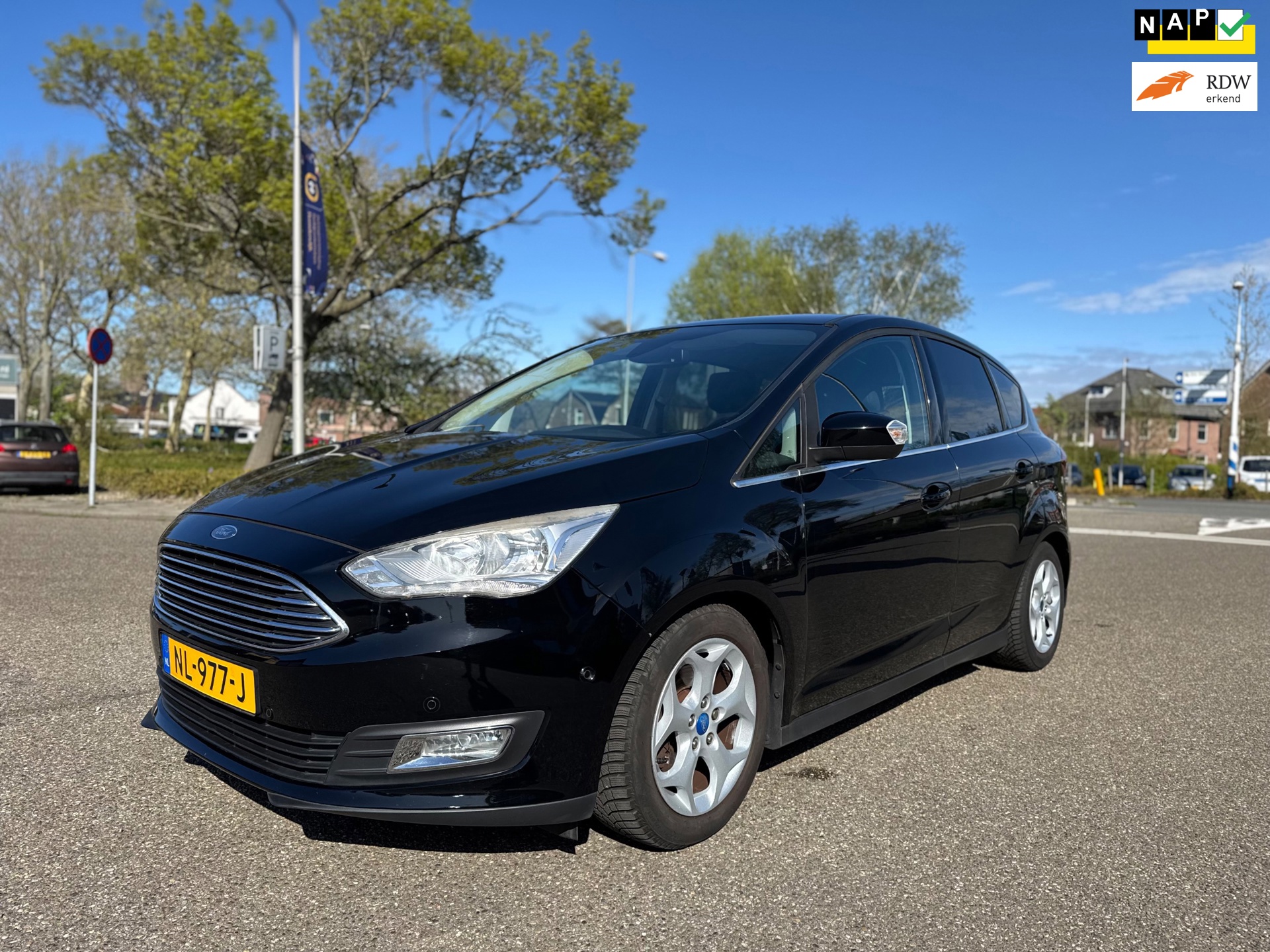 Ford C-Max 1.0 Titanium / 1e.eigenaar / distributie.vervangen / airco / cruise.cont. / navigatie / elek.pakket / historie / nap...