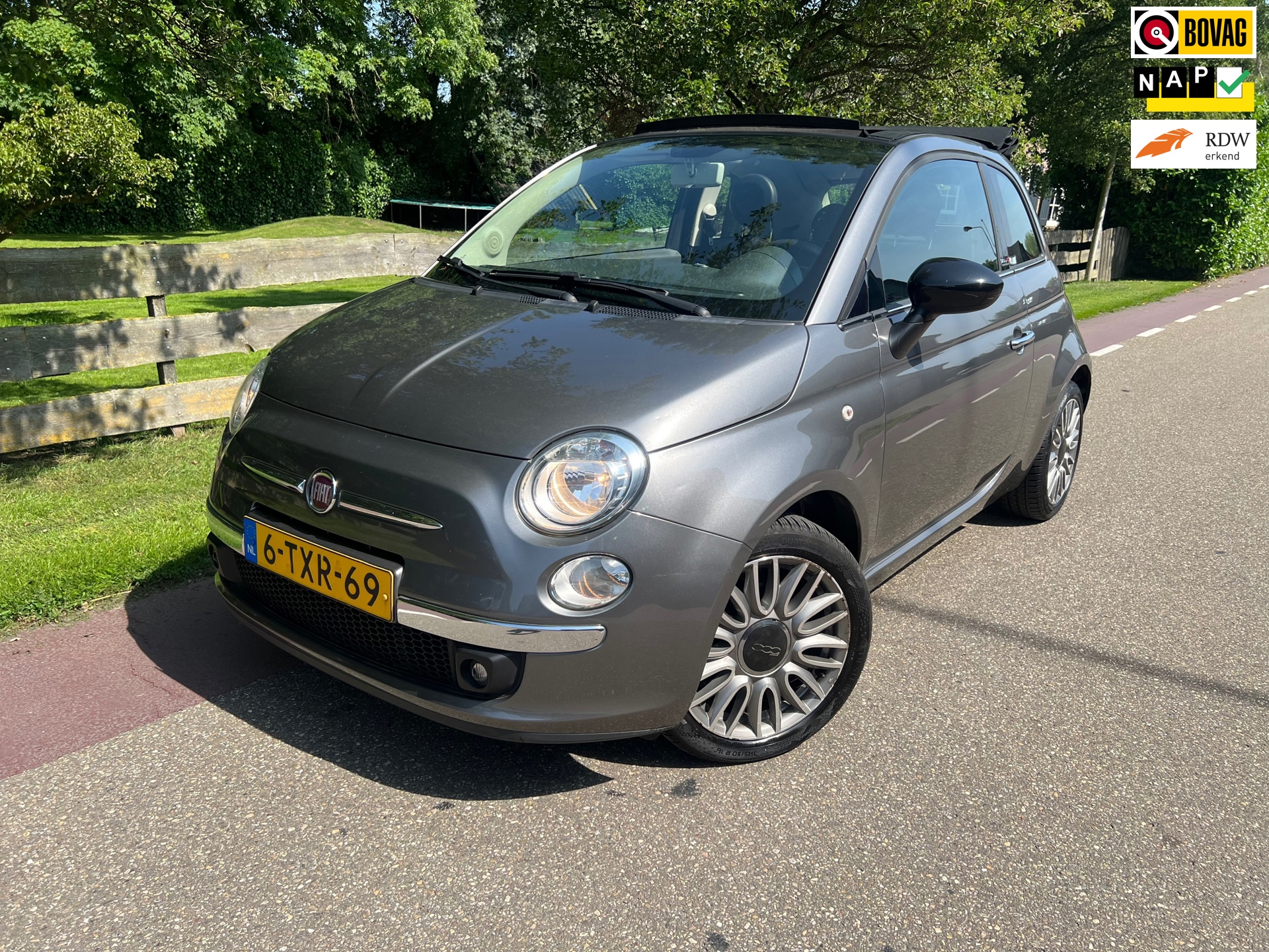 Fiat 500 C 0.9 TwinAir Turbo Cult Cabriodak Clima Leder