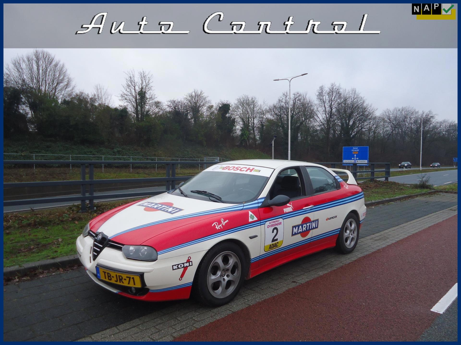 Alfa Romeo 156 1.8-16V T.S. Bianco Polare Martini replica