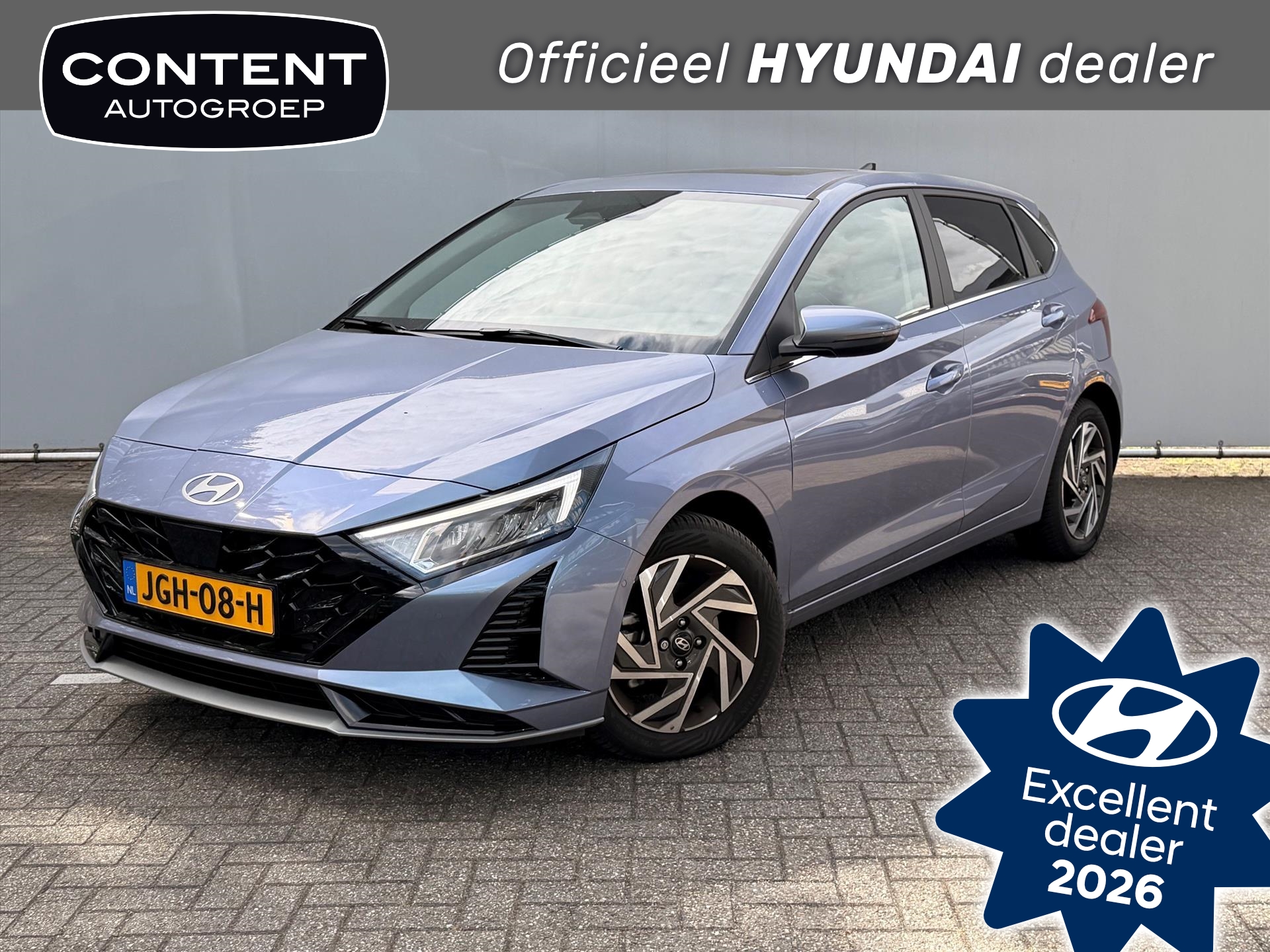 Hyundai i20 1.0 T-GDI DCT Premium Sky / Schuif - kantel dak / Clima / Navi / All season banden