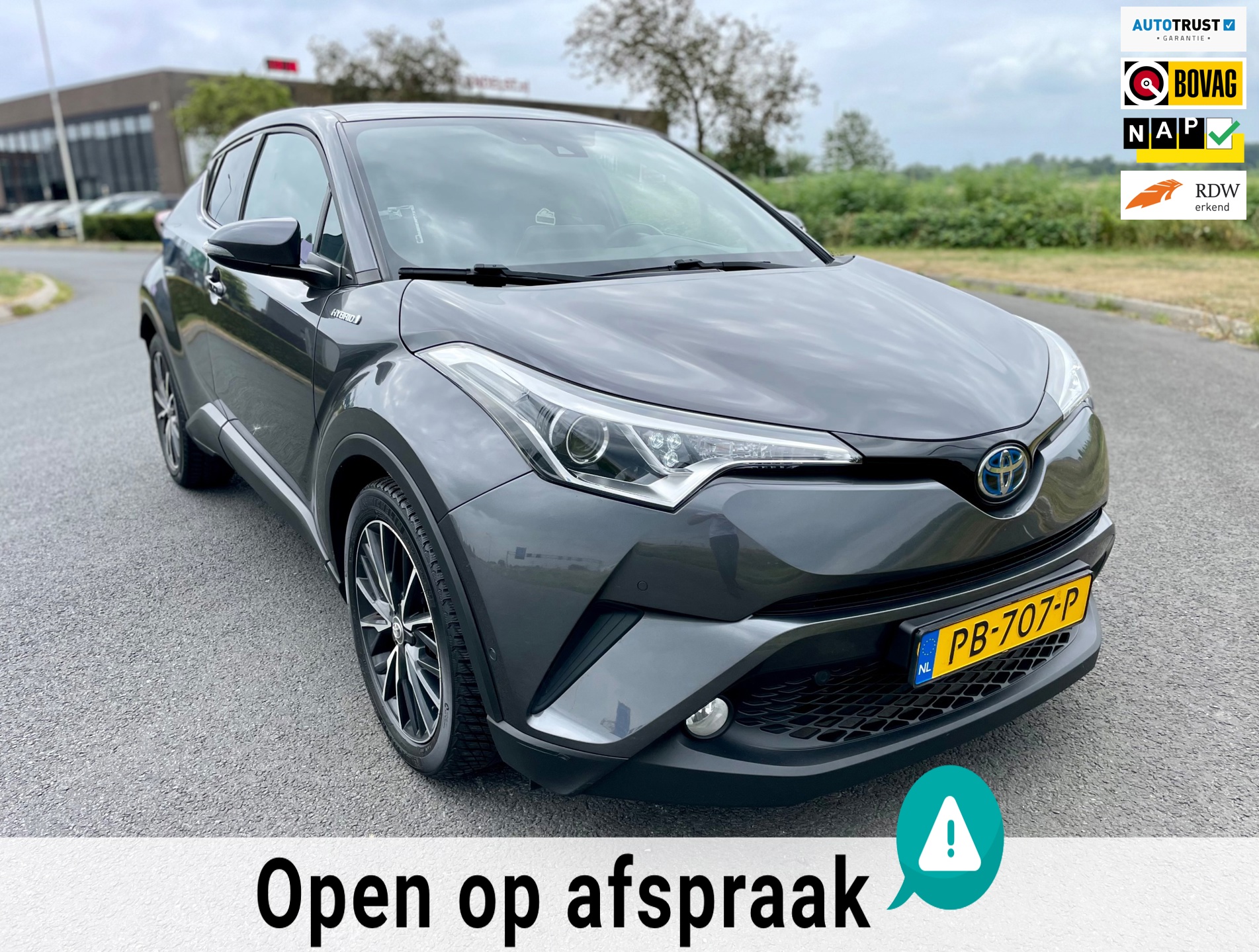 Toyota C-HR 1.8 Hybrid Executive, Aut, Acc, Stoelverw, Cam, Navi, Pdc, 2e eig afk, Geen import, Nap!