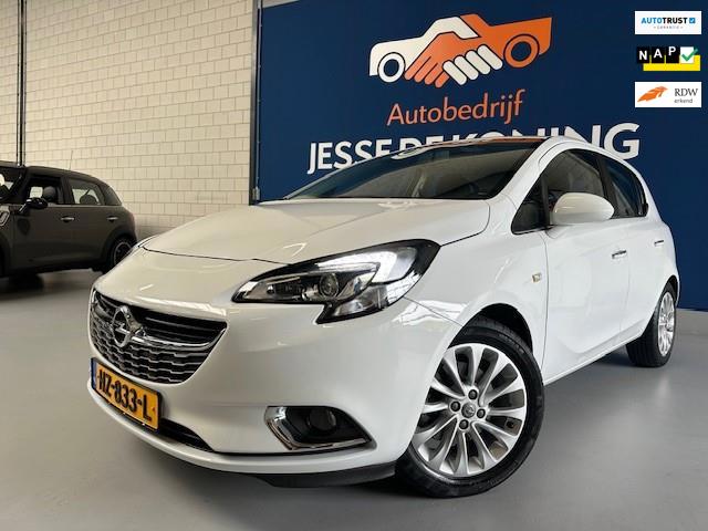 Opel Corsa 1.0 Turbo Cosmo/116 PK/bj.2015/kleur:wit/5 deurs/half leder/6 versnellingen/climate/etc NAP met 65813 km/APK 05/2026.